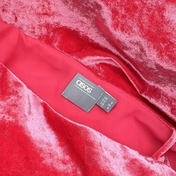 ASOS velvet dress size 4 - Picture 6 of 6